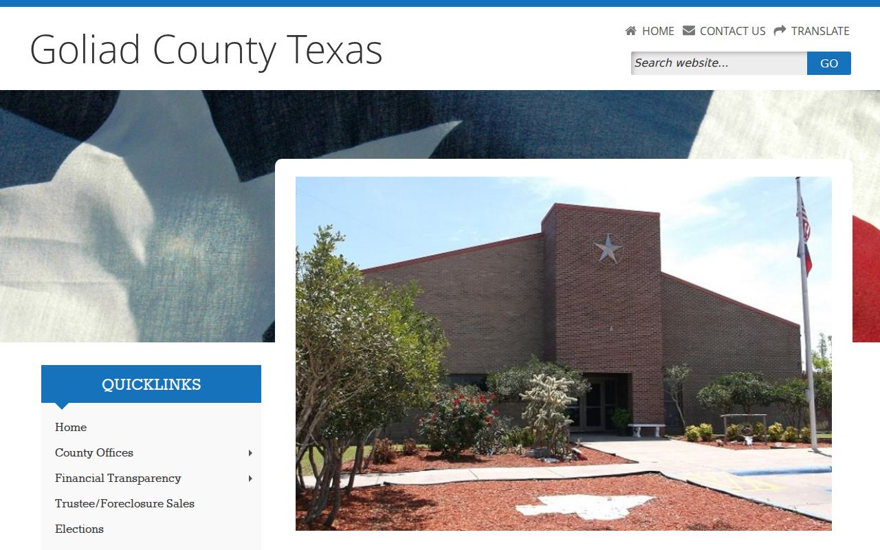 Goliad County arrest history Sheriff and Jail page